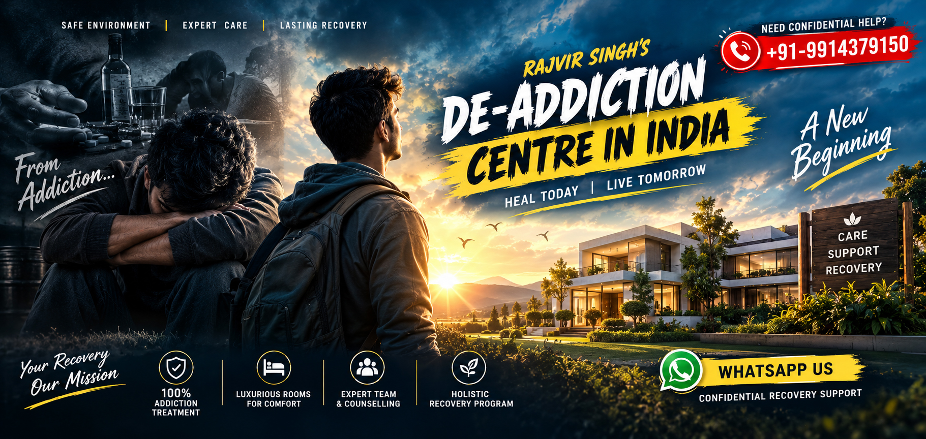 De-Addiction Centre in India